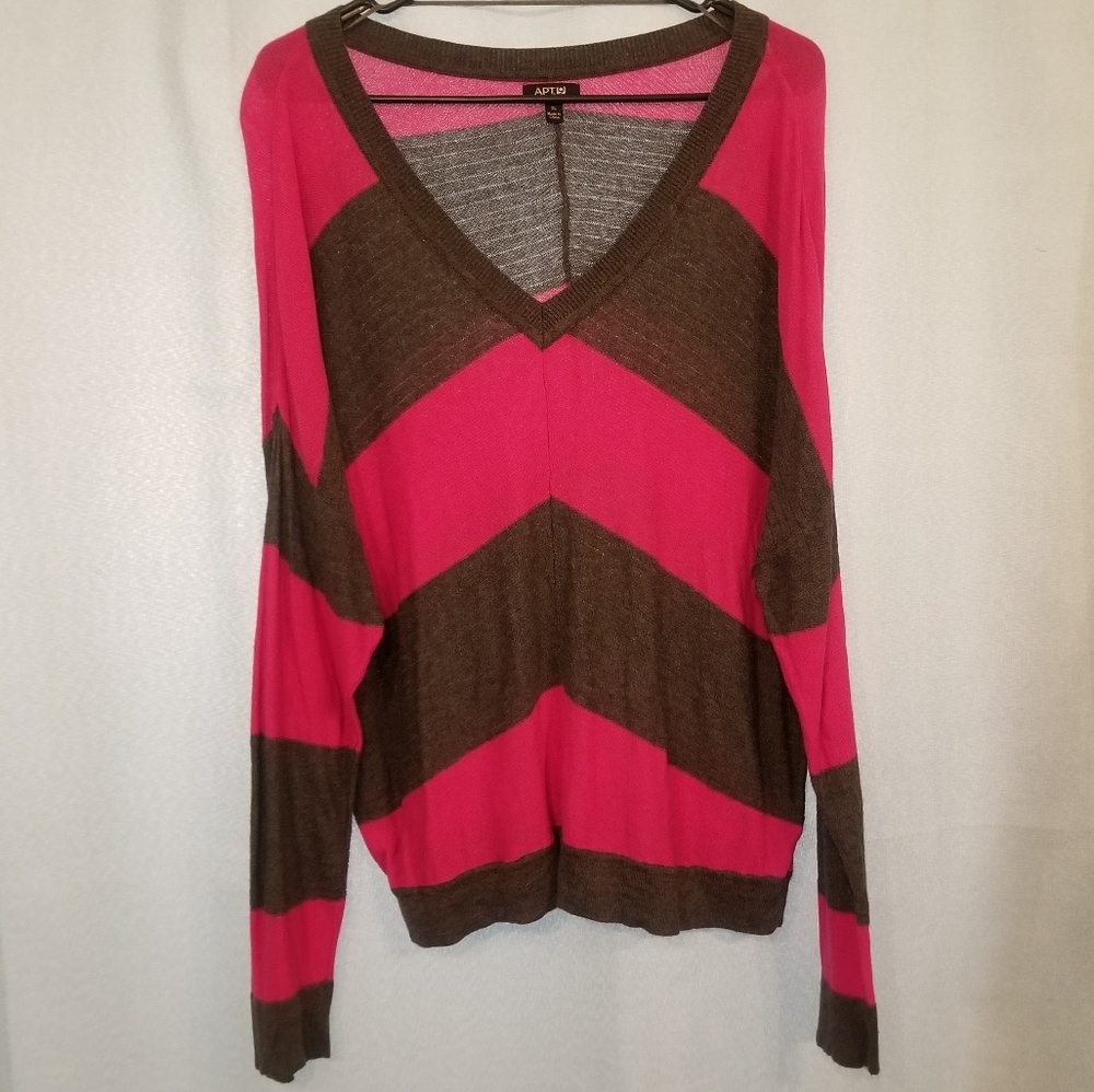 💜 5 for $25! Chevron Long Sleeve